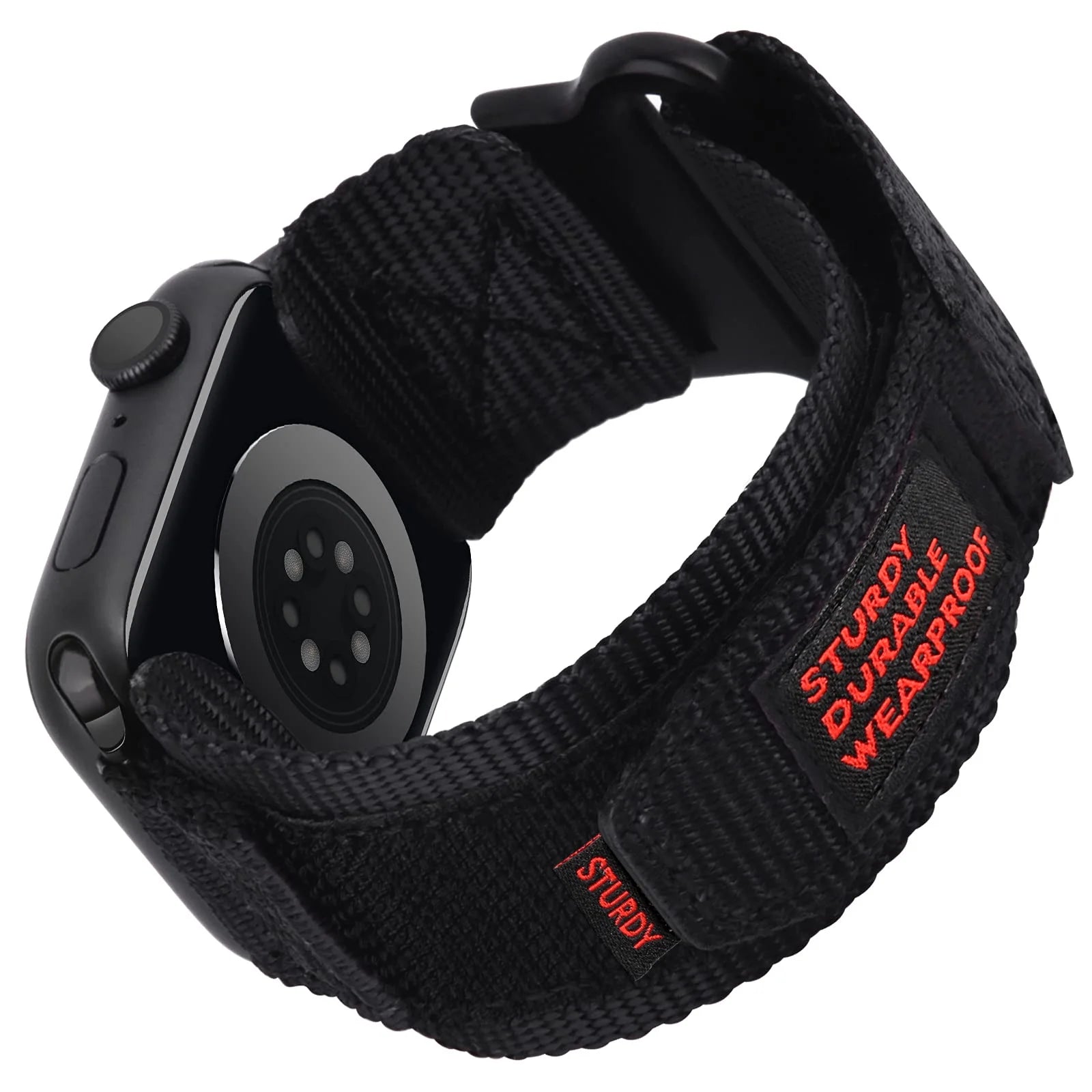 Tactical Nylon Strap for Apple Watch – Durable, Breathable & Secure Fit (38–49mm)