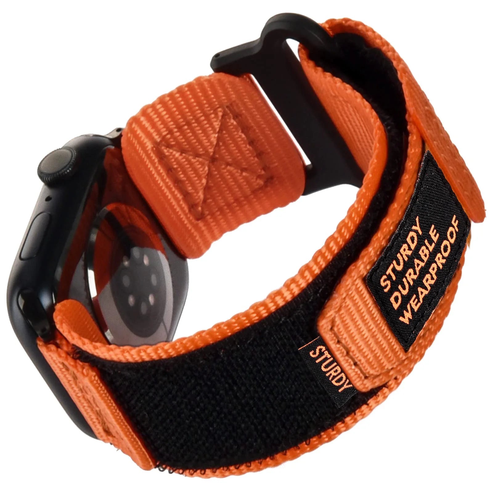 Tactical Nylon Strap for Apple Watch – Durable, Breathable & Secure Fit (38–49mm)