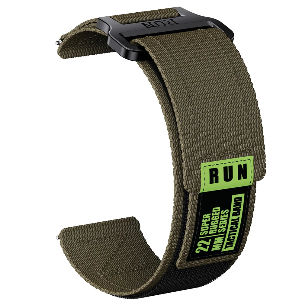 Tactical Nylon Strap for Xiaomi Watch (22mm) – Built for Sport & Daily Use