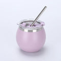 Mate de Acero Inoxidable 150 ml con Tapa