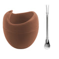 Set Premium de Mate de Silicona 5 oz con Bombilla