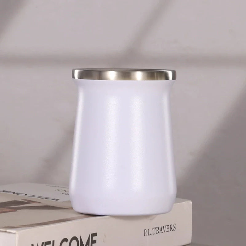 Mate Térmico de Acero Inoxidable 240 ml con Tapa