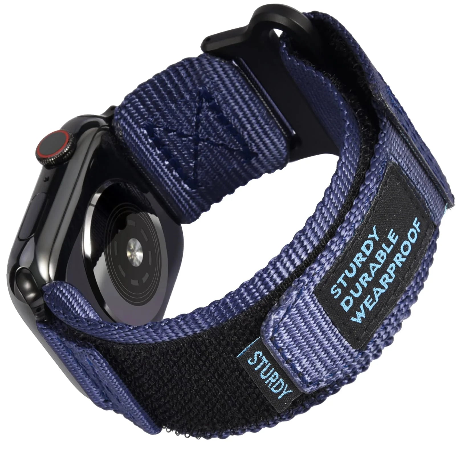 Tactical Nylon Strap for Apple Watch – Durable, Breathable & Secure Fit (38–49mm)