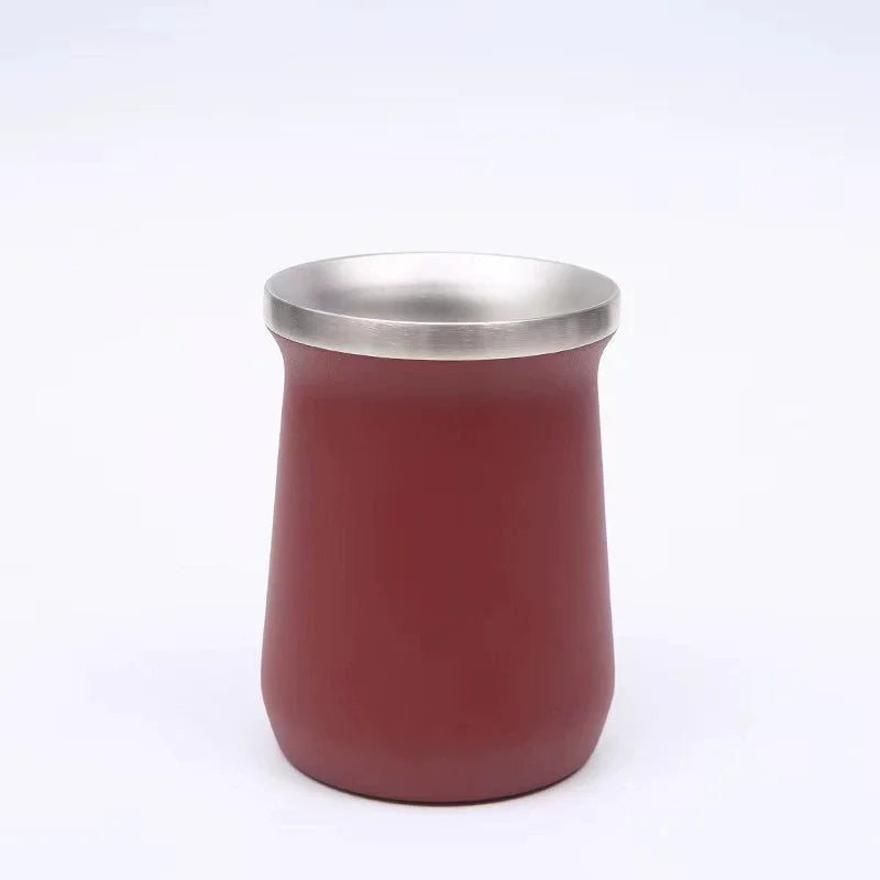 Mate Térmico de Acero Inoxidable 240 ml con Tapa